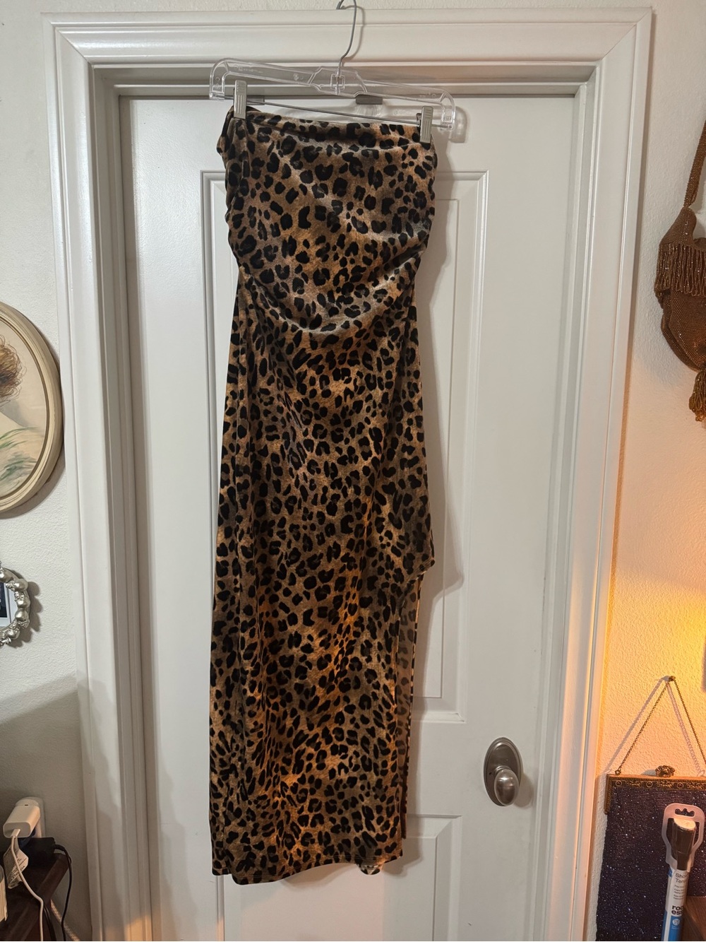 Wild Fable Leopard Strapless Dress Size Sm